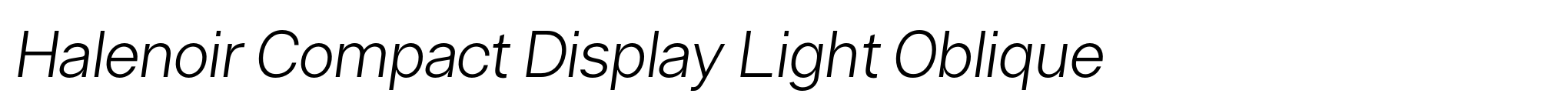 Halenoir Compact Display Light Oblique image